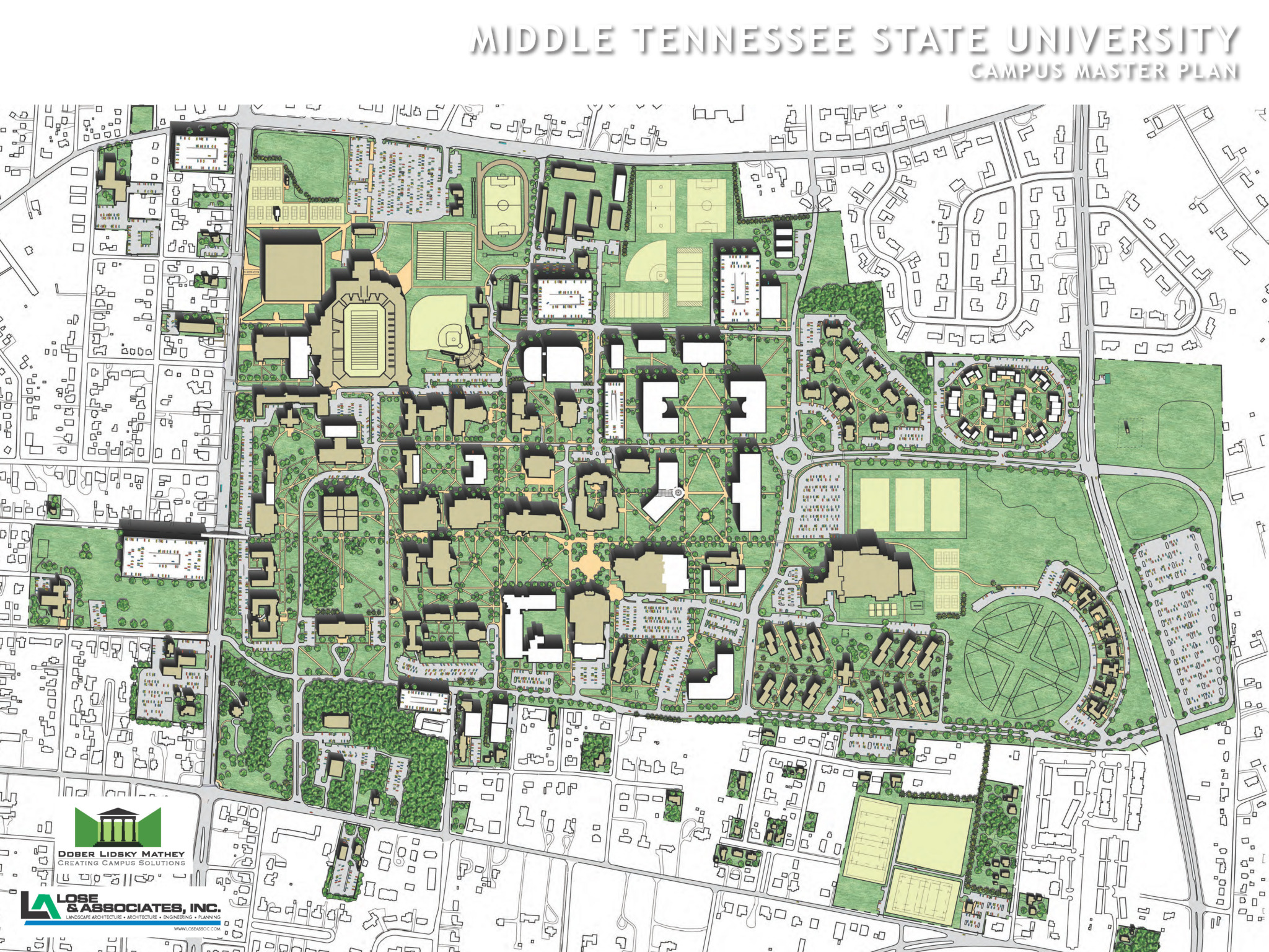 Middle Tennessee State University Master Plan - Lose Design